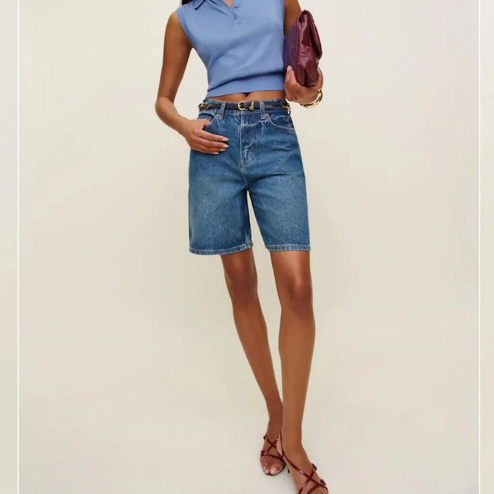 Reformation NWT Blue Denim Jean Shorts